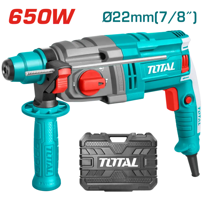 Rotomartillo 650W 22mm - TOTAL