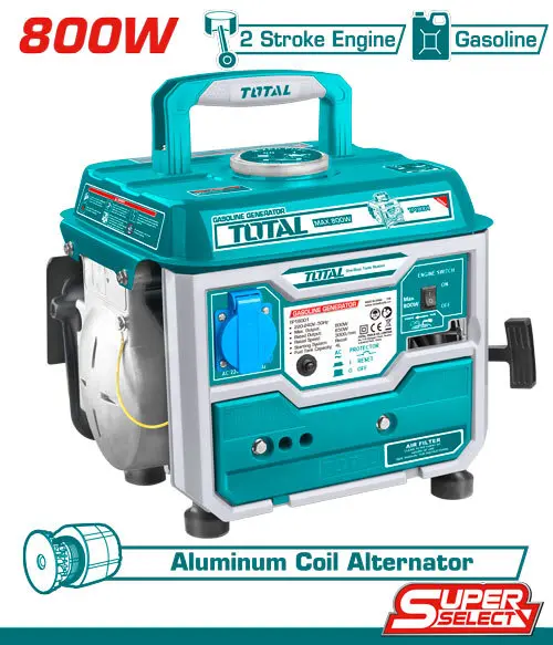 Generador a Gasolina 0.8kW - TOTAL