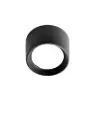 Artefacto de Adosar Techo Livia GX53 C/Lamp Led 10W Cálida/Neutra Negro - FUMAGALLI