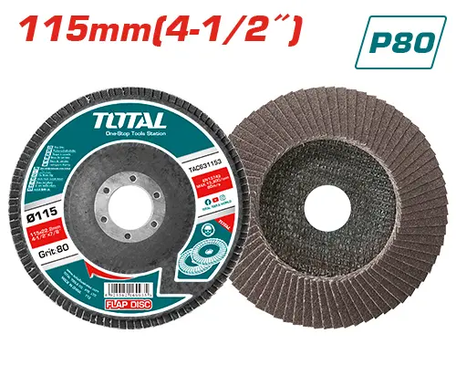 Disco Flap 115mm P80 - TOTAL