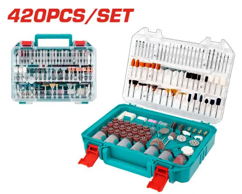 Accesorios Multiuso P/ Rectificador 3mm (420 pzs) - TOTAL