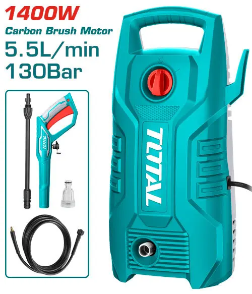 Hidrolavadora 1400W 130bar 5.5L/min - TGT11316 - TOTAL