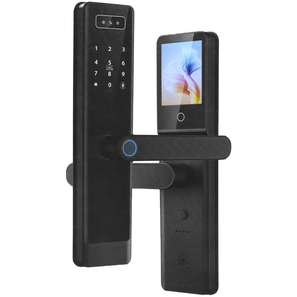 Cerradura Inteligente Digital Satellite SL-84M Smart Door Lock 3D Face - Negro