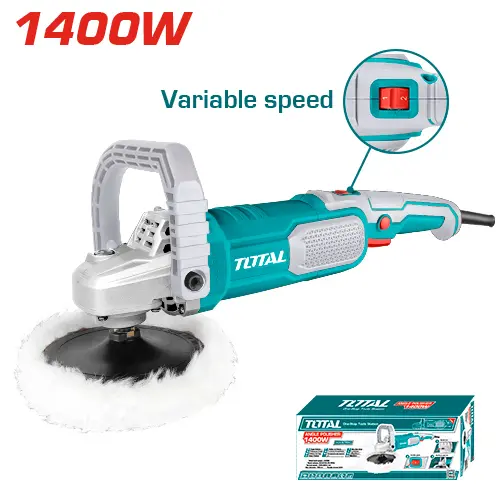 Pulidora 180mm 1400W (Func. Velocidad Variable) - TP11418018 - TOTAL