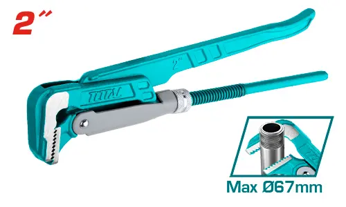 Llave para Caño Sueca Heavy Duty 90° (2Pulg.) - TOTAL