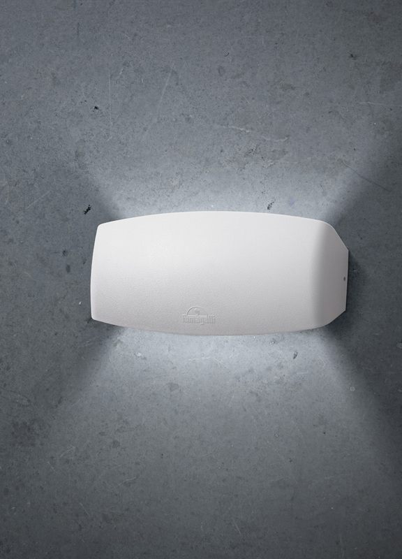 Aplique de Adosar Pared Bidir Abram RX7S C/Lamp Led 10,5W Cálida/Neutra/Fría Blanco - FUMAGALLI
