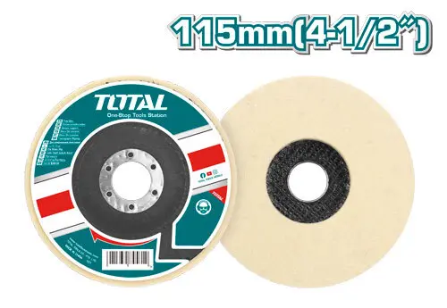 Disco de Fieltro 115mm - TOTAL
