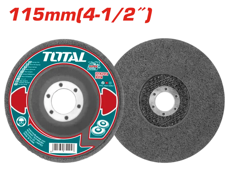 Disco de Esponja 115mm - TOTAL