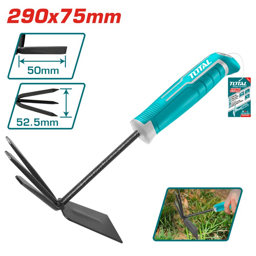 Rastrillo de Mano 290X75MM - Total