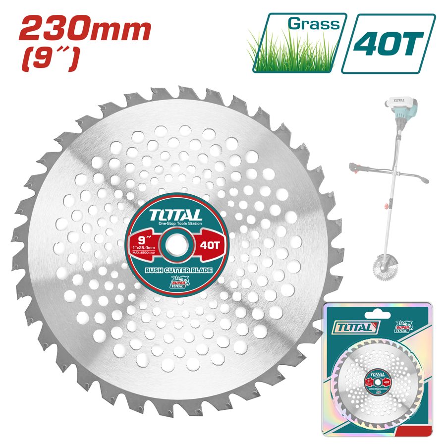 Disco de Corte 230MM para Desmalezadora - Total
