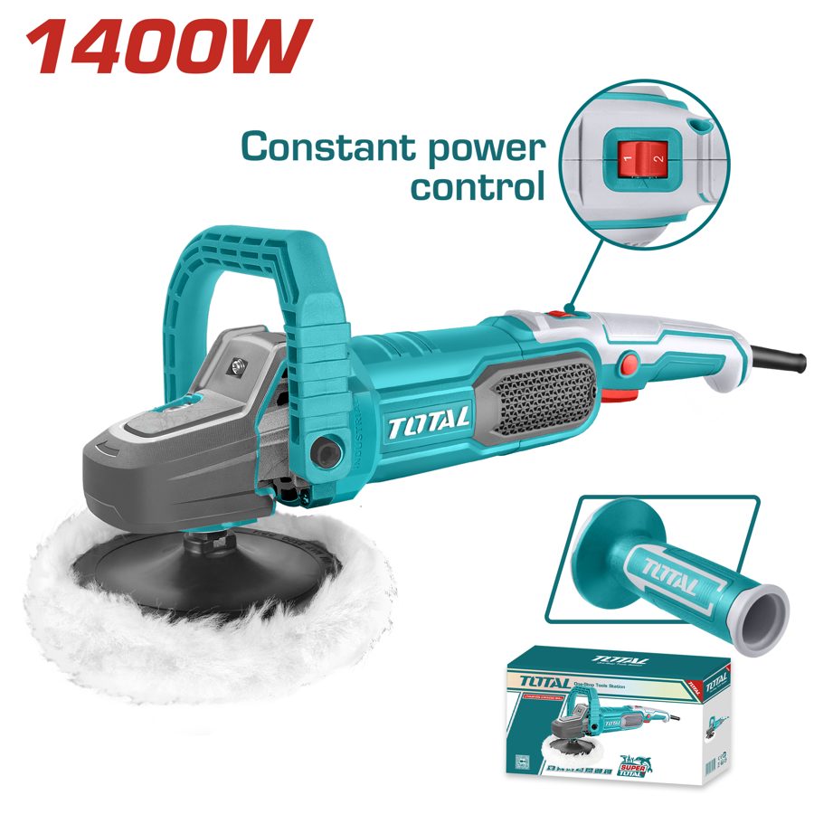 Pulidora 180MM 1400W (func. Potencia Constante) - TP11418026 - Total