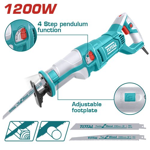Sierra Sable (reciproca) 1200W - TS1001201 - Total