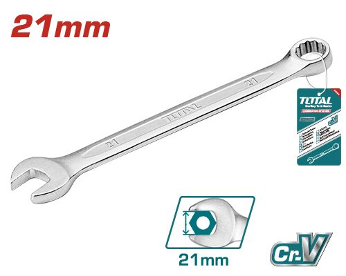 Llave Combinada 21MM - Crv - Total