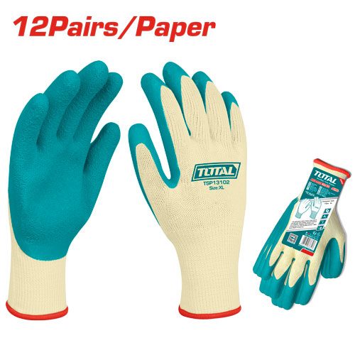 Guantes de Látex-algodón-polyester - Total