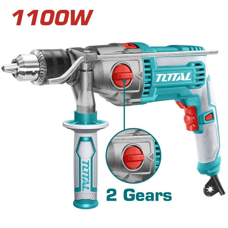 Taladro Percutor 1100W 16MM - TG211166 - Total