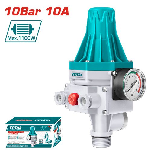 Control de Bomba Automatica (presurizador con Manómetro) 10BAR 10A (tipo L) - Total