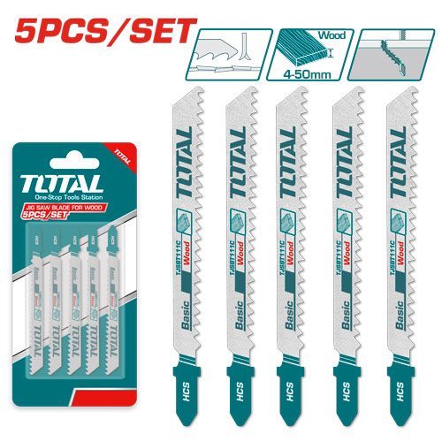 Hoja de Sierra de Calar (tico Tico) para Madera 8TPI 74MM (5 Pzs) - Total