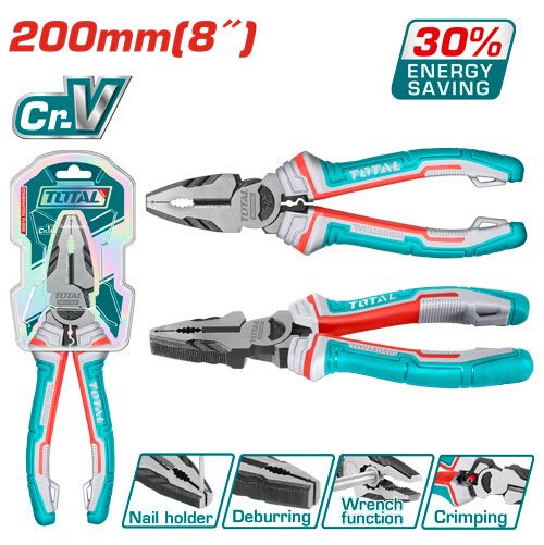 Pinza Combinada Alto Apalancamiento 200MM - Crv - Total