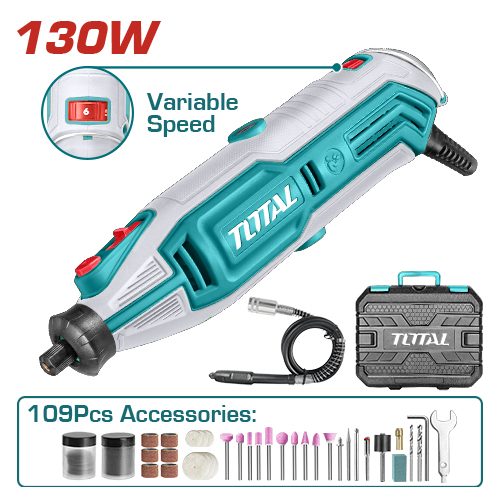 Rectificadora 130W 3MM (mini Torno) - TG513326 - Total