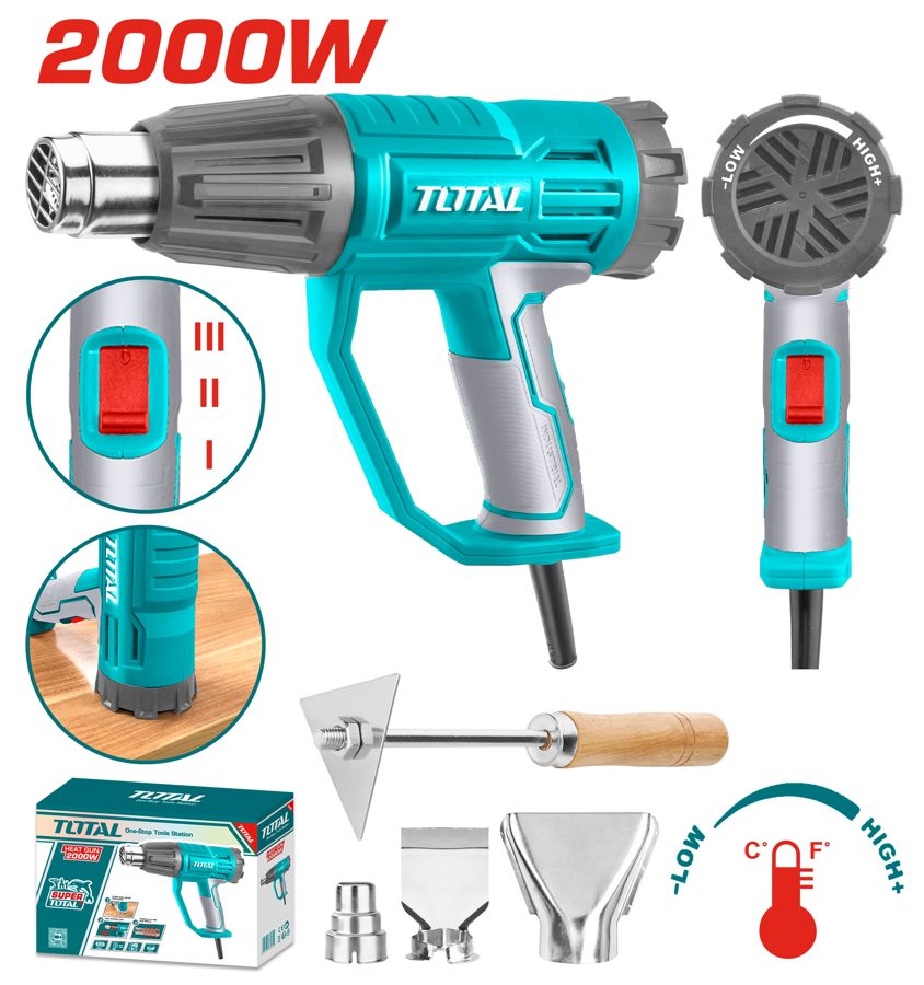 Pistola de Calor 2000W - TTB20045 - Total