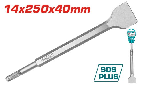 Cincel Sds Plus 14X250X40MM Plano - Total