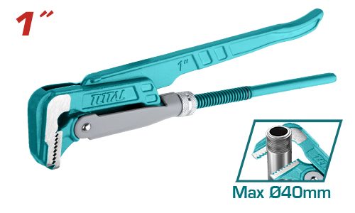 Llave para Caño Sueca Heavy Duty 90° (1PULG.) - Total