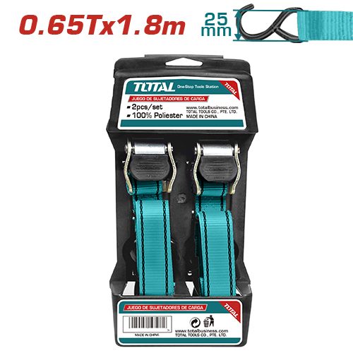 Catraca y Cinta 0.65TONX1.8M (2 Pzs) - Total