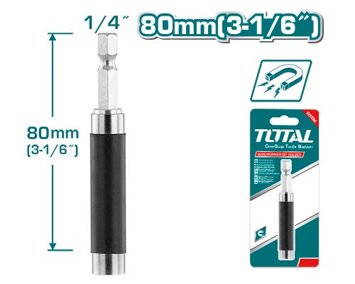 Extensión Porta Puntas de Destornillador 80MM con Iman - Total