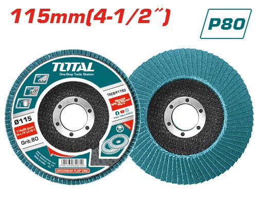 Disco Flap Zirconio 115MM (P80) - Total
