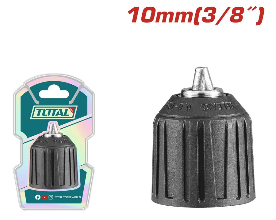 Mandril Autoajustable (p/ Taladro Atorn) 10MM - Total