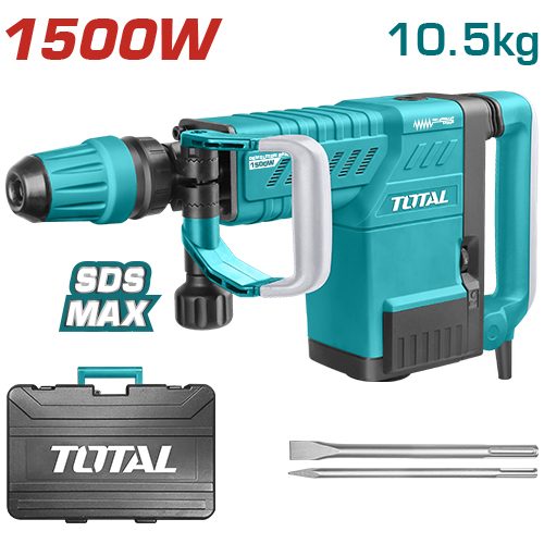 Martillo Demoledor 1500W (cincel Sds Max 18MM) - TH215002 - Total
