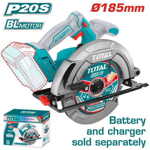 Sierra Circular a Batería 20V 185MM - sin Bat - TSLI1851 - Total