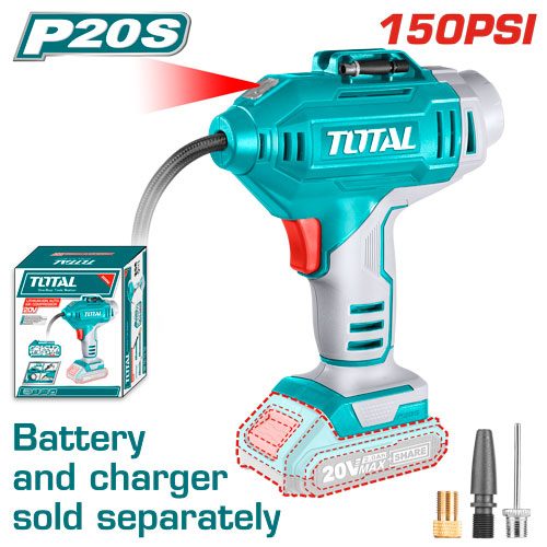 Inflador de Aire a Batería 20V 150PSI - sin Bat - TACLI2018 - Total
