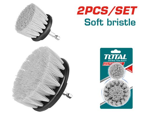 Cepillos de Cerdas Suaves (vástago 1/4) (2 Pzs) - Total