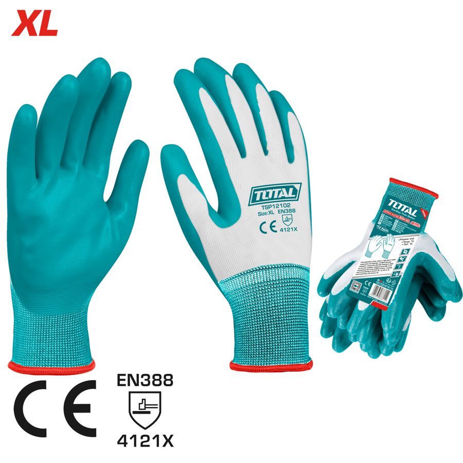 Guantes de Nitrilo Xl - Total