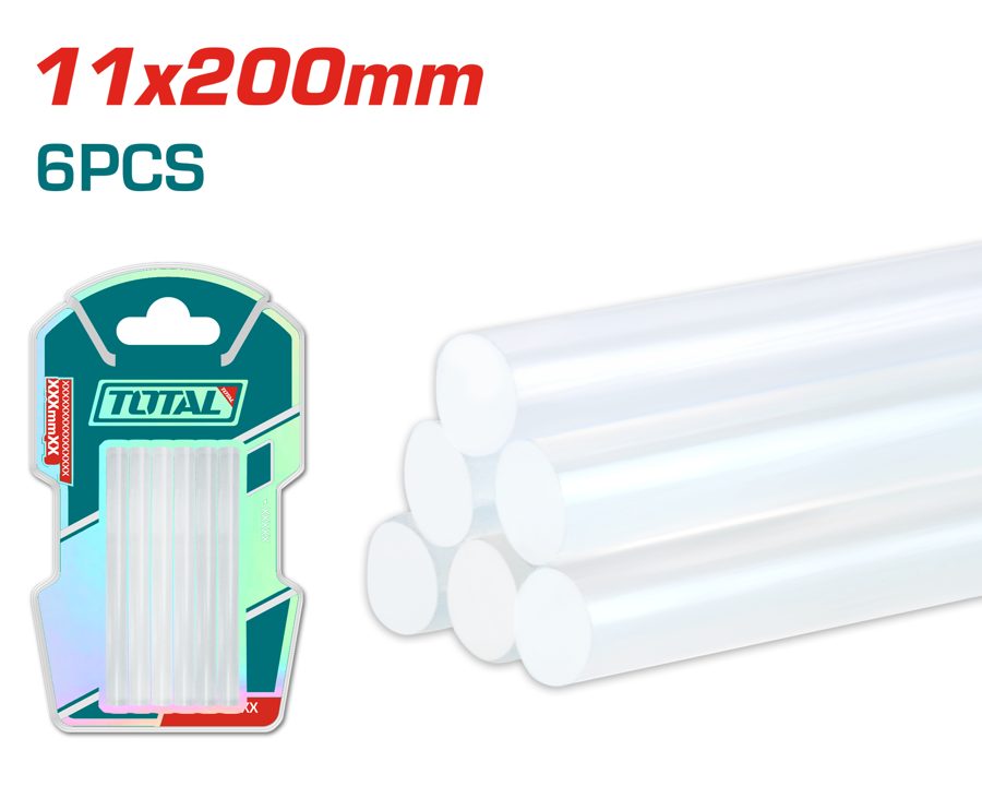 Silicona en Barra 11X200MM (6 Pzs) - Total