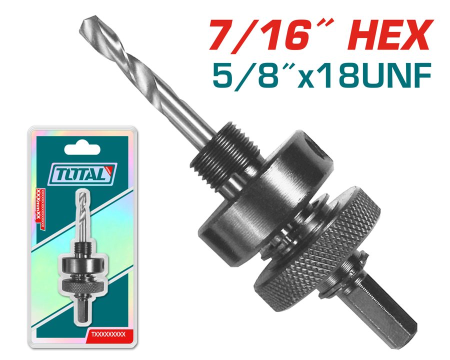 Eje para Mechas Copas (sierra Corona) de 32 a 210MM (vástago 11MM) - Total