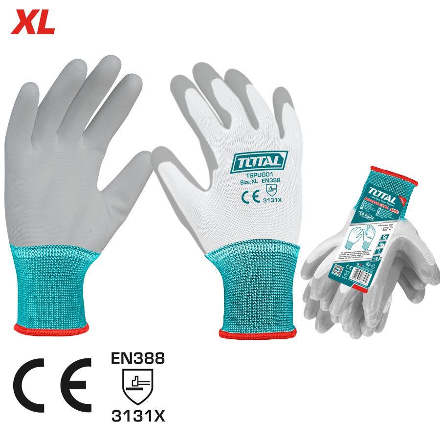Guantes Recubiertos de Pu (xl) - Total