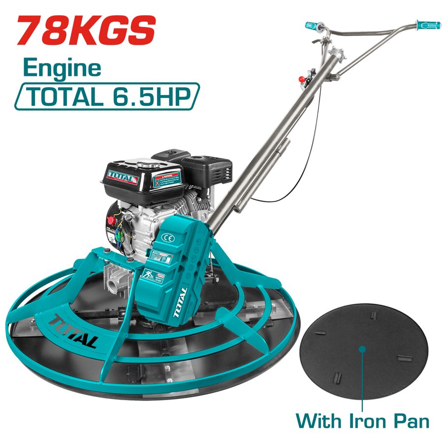 Alisadora de Concreto a Gasolina (helicóptero) 78KG 6.5 Hp - TP9361-2 - Total