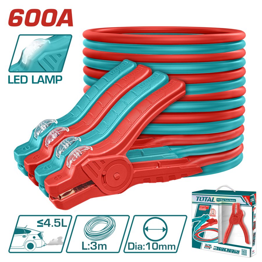 Cables para Acople Bateria 600A (con Lampara) - Total