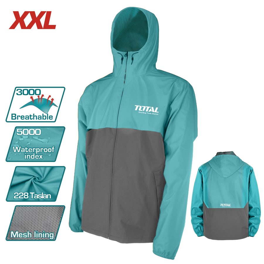 Chaqueta Impermeable Talle Xxl - Total