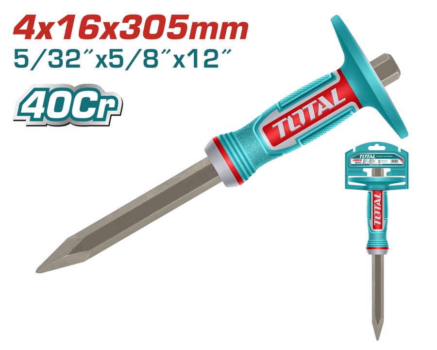 Cincel de Concreto 4X16X305MM - THT4530416 - Total