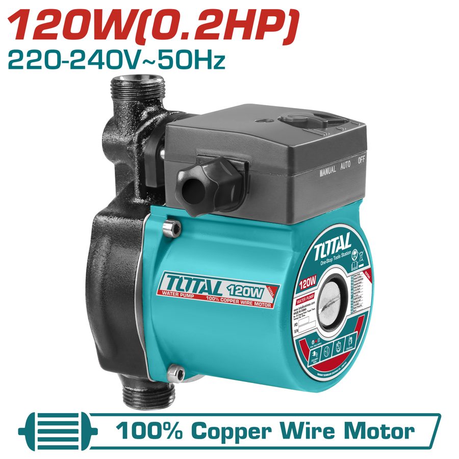 Bomba de Agua 0.2HP 8MTS 23L/MIN (1PULG) - Total
