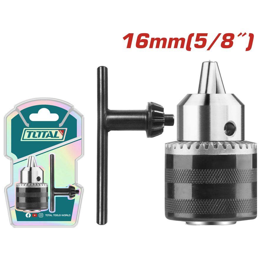 Mandril Metalico con Llave 16MM - Total