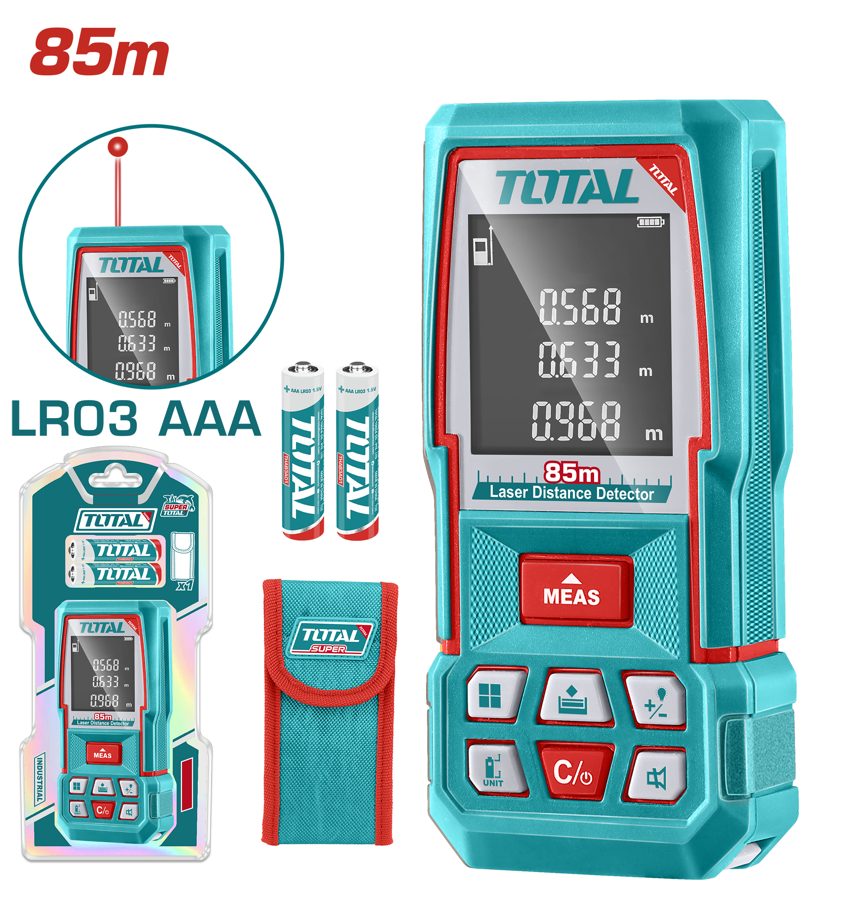 Medidor de Distancia Laser 0.05-85MTS - Total