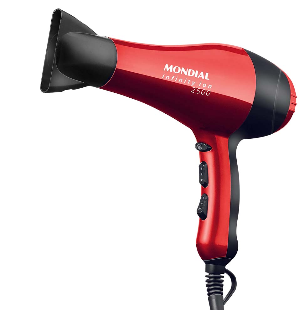 SECADOR DE CABELOS INFINITY ION 2500  MONDIAL