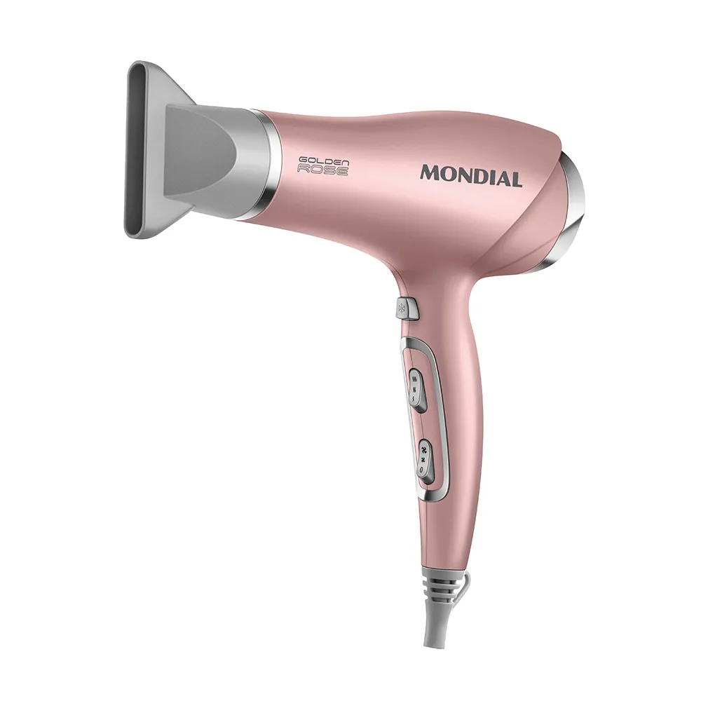 SECADOR DE CABELOS GOLDEN ROSE - 2000W  MONDIAL