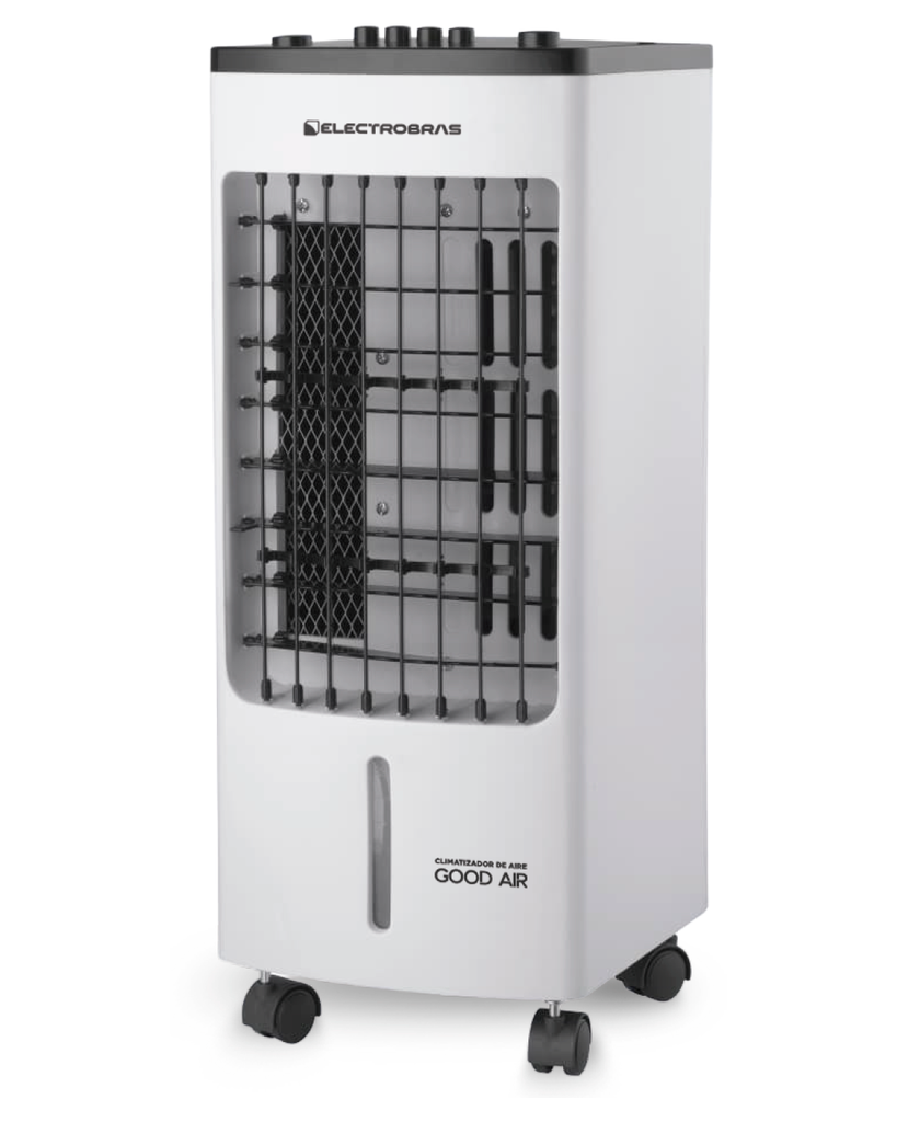 CLIMATIZADOR - GOOD AIR 4EN1: PURIFICA, ENFRIA, HUMIDIFICA Y VENTILA RESERVORIO DE AGUA 4 LITROS  MONDIAL
