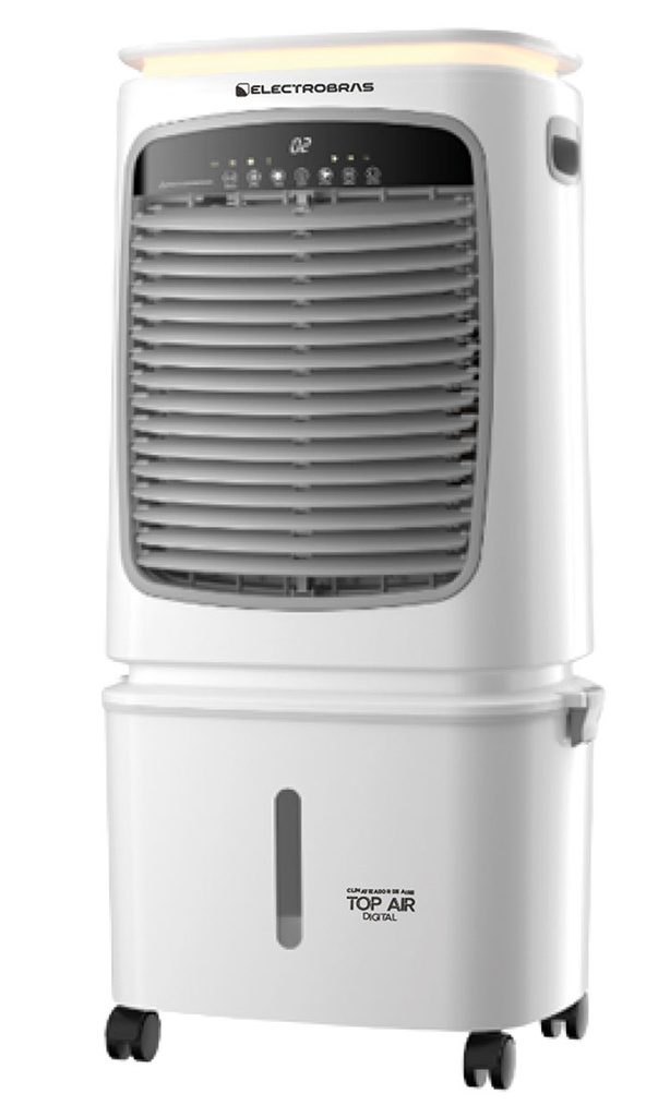 CLIMATIZADOR - TOP AIR DIGITAL 4EN1: PURIFICA, ENFRIA, HUMIDIFICA Y VENTILA RESERVORIO DE AGUA 25 LITROS  MONDIAL