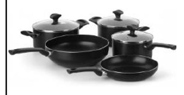SET INDUCCION DE COCCION 5 PIEZAS CACEROLA 20/ CACEROLA 22/ OLLA 18/ SARTEN 24/ SARTEN WOK 28 LINEA: INDUCT+  MONDIAL